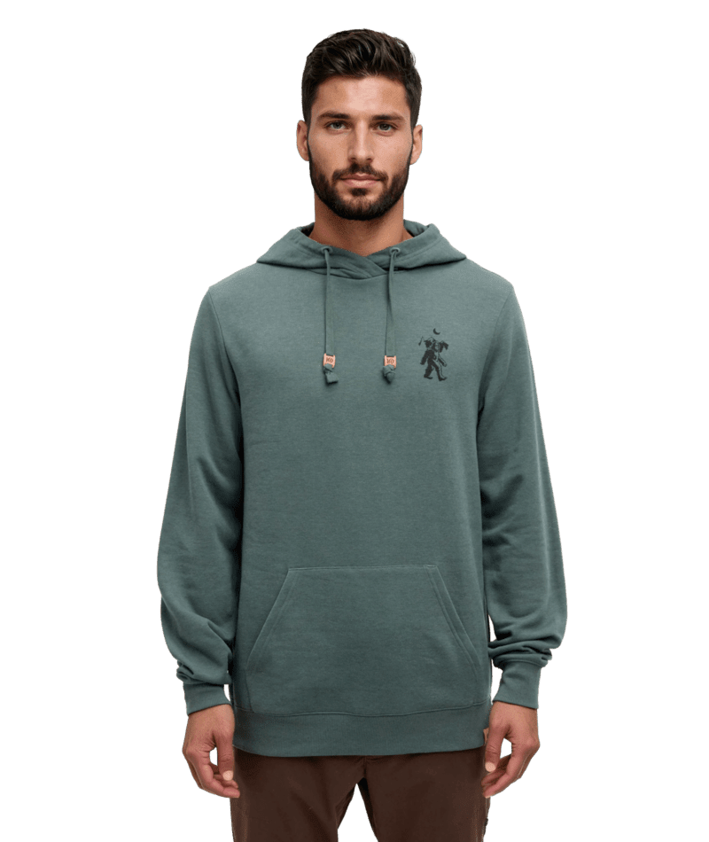 tentree Men's Sasquatch Sighting Hoodie - Pine Green