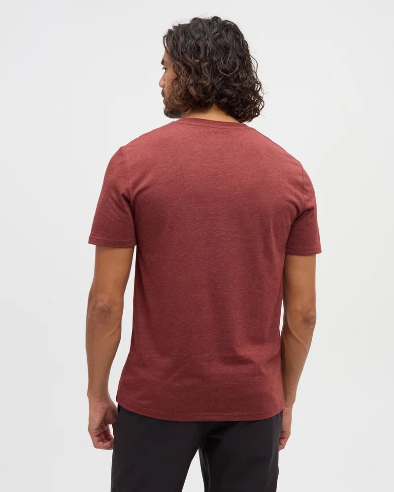 tentree Men's Sasquatch T-Shirt - Cottage Red/Bike