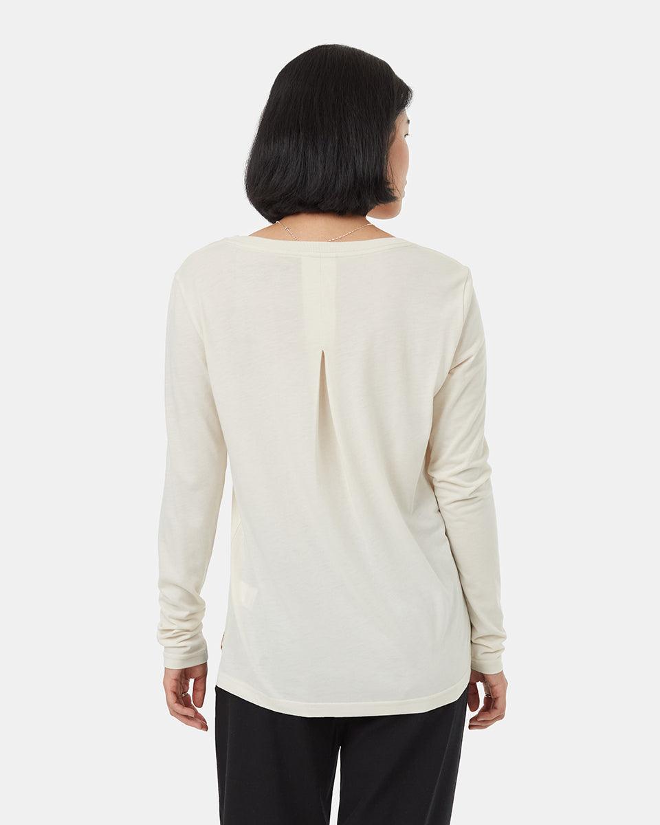 tentree Women's Vneck LS T-Shirt - A&M Clothing & Shoes - Westlock