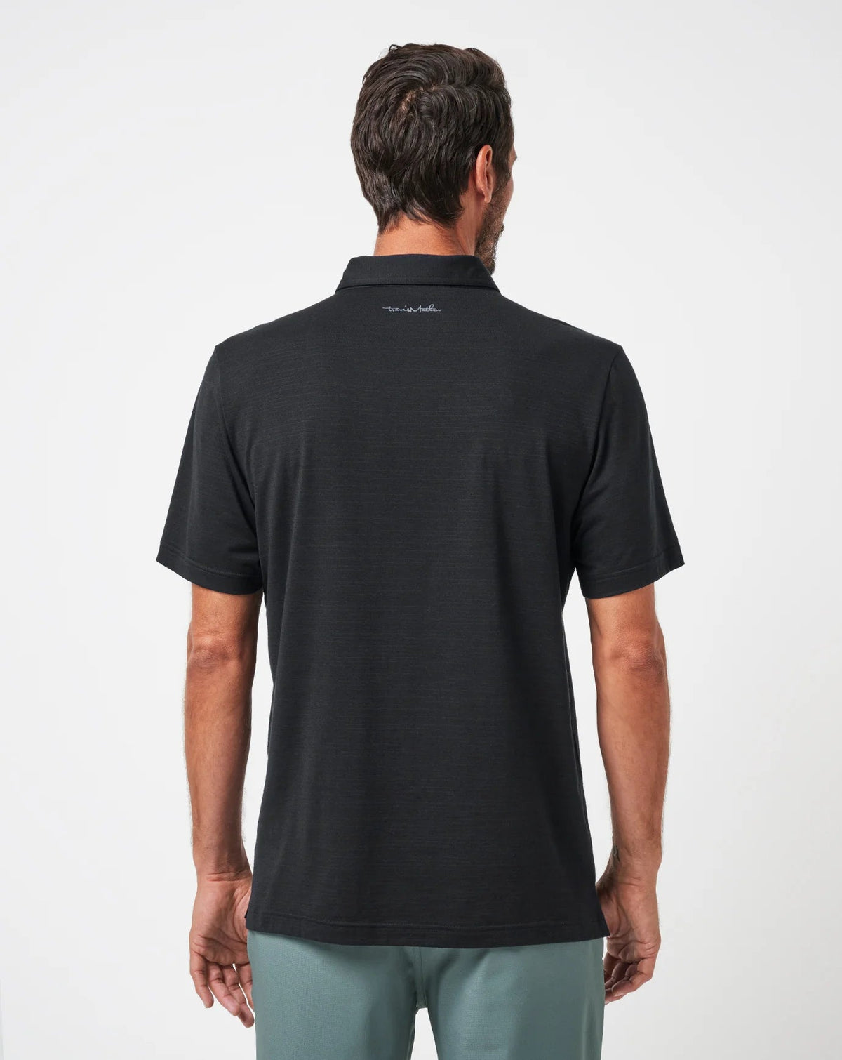 TravisMathew Men's The Heater Polo - Black