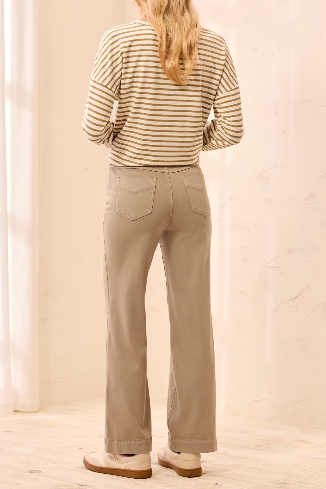 Tribal Women's Comfort Stretch Wide Leg Pull-On Pants - A&M Clothing and Shoes