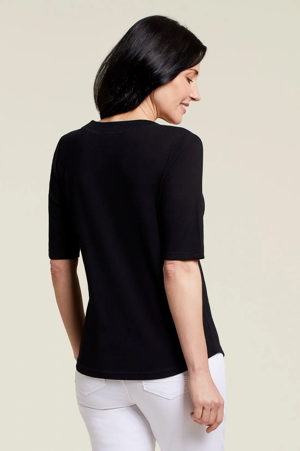 Tribal Women's Cotton Scoop Neck Top - A&M Clothing & Shoes - Westlock
