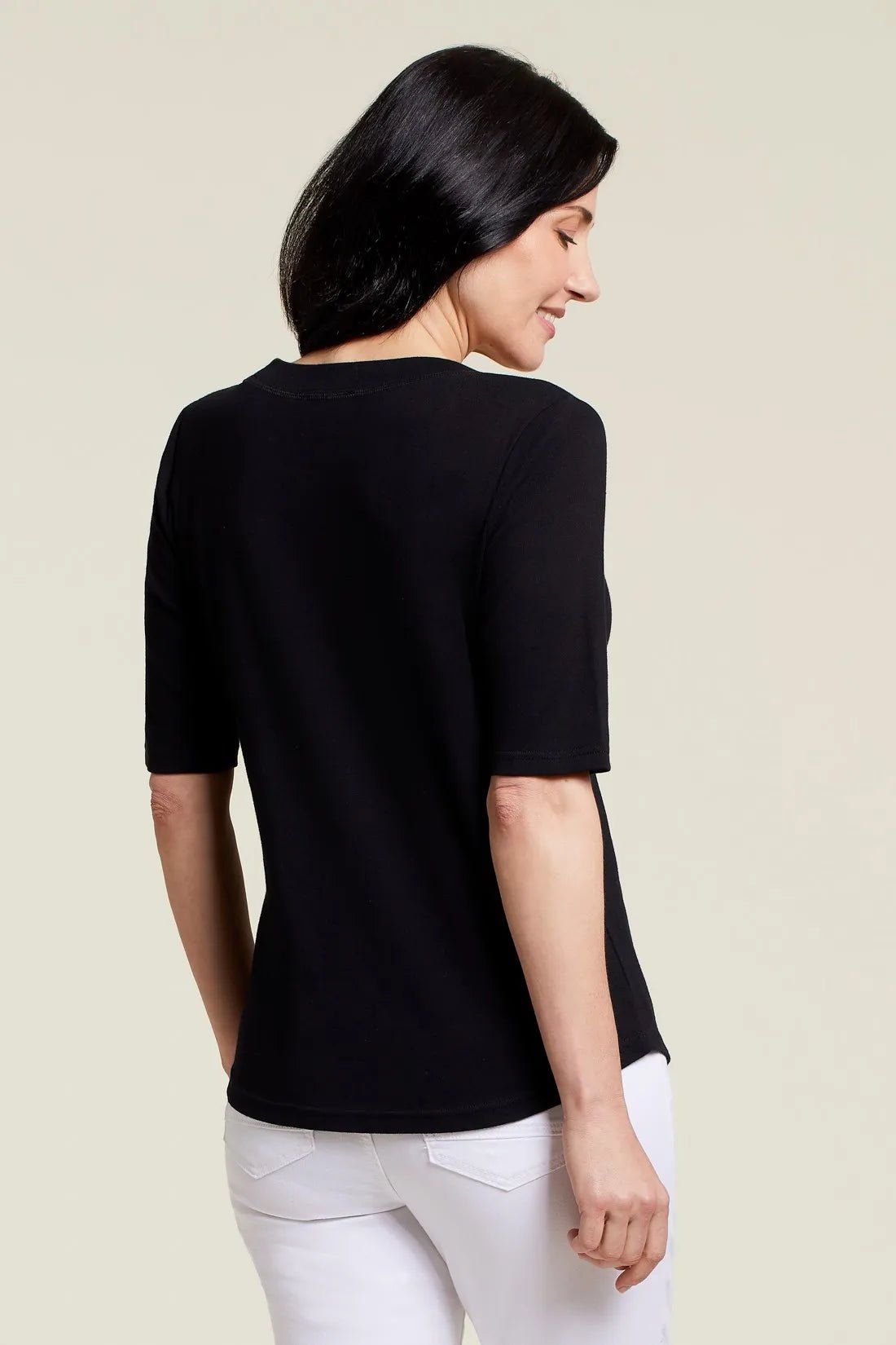 Tribal Women's Cotton Scoop Neck Top - A&M Clothing & Shoes - Westlock
