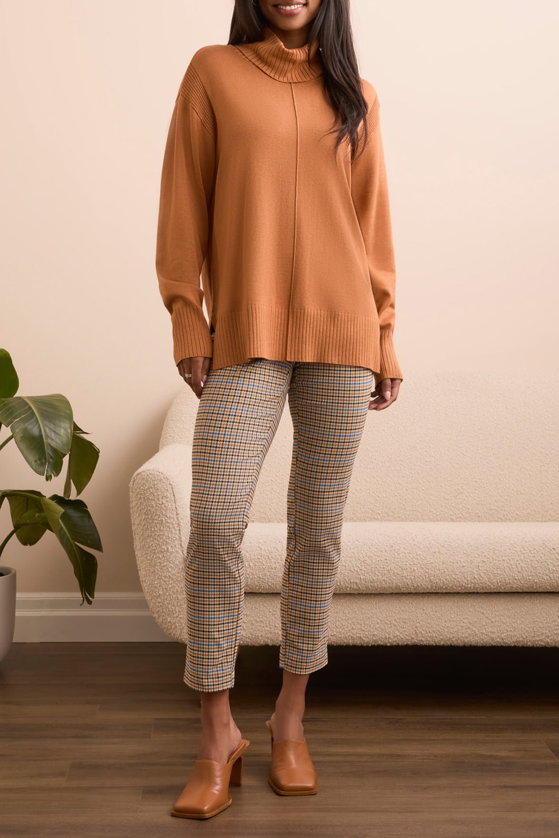 Tribal Women's Long Sleeve Turtle Neck Sweater - A&M Clothing & Shoes - Westlock