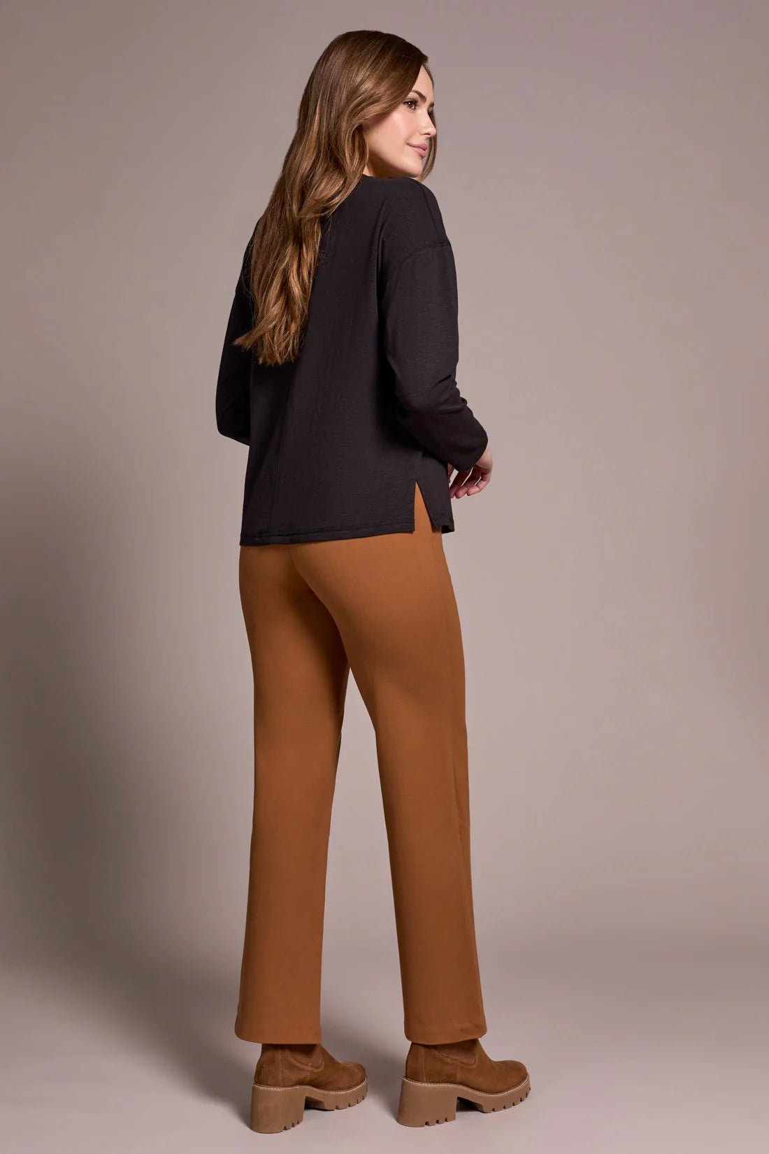 Tribal Women's Long Sleeve V - Neck Top - A&M Clothing & Shoes - Westlock