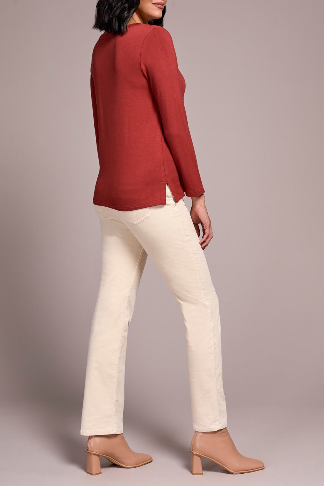 Tribal Women's Scoop Neck Knit Top - A&M Clothing & Shoes - Westlock