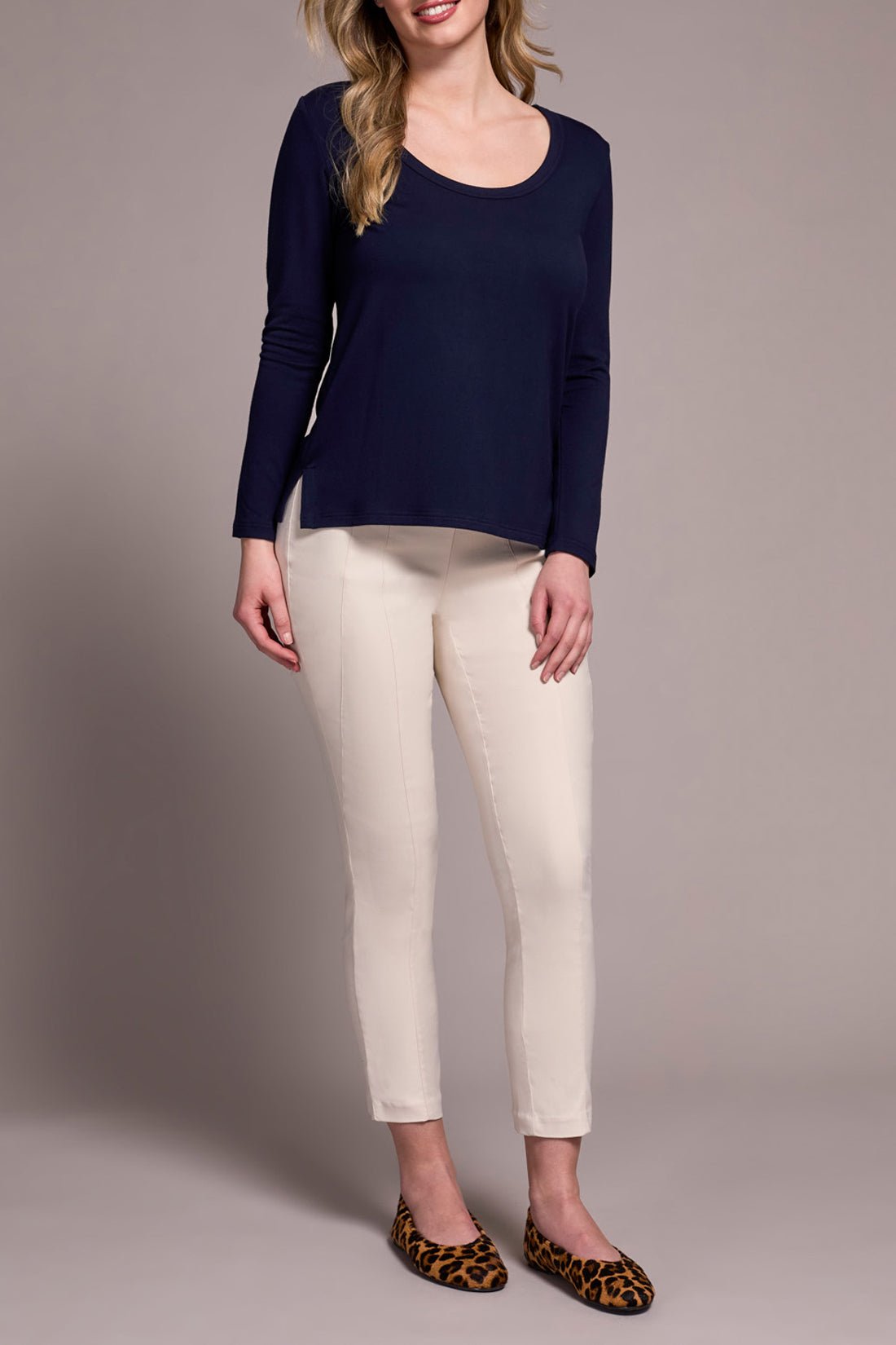 Tribal Women's Scoop Neck Knit Top - A&M Clothing & Shoes - Westlock