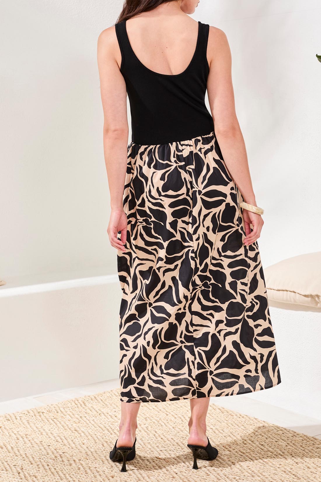 Tribal Women's Sleeveless Twofer Dress - A&M Clothing & Shoes