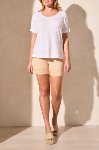 Tribal Women's SS Crew Neck Top - A&M Clothing & Shoes - Westlock