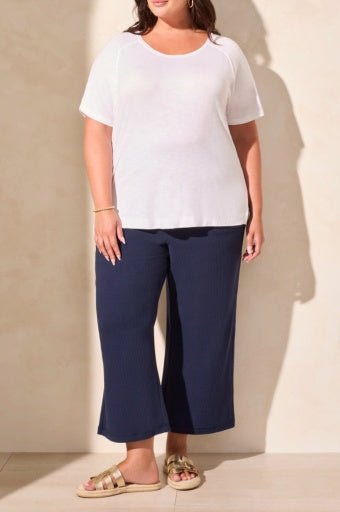 Tribal Women's SS Crew Neck Top Plus - A&M Clothing & Shoes - Westlock