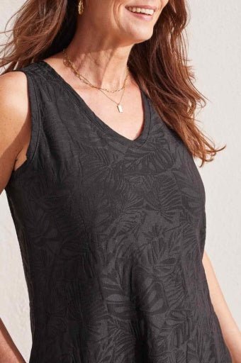 Tribal Women's Textured V - Neck Tank - A&M Clothing & Shoes - Westlock