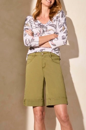 Tribal Women's Wide Leg Bermuda - A&M Clothing & Shoes - Westlock