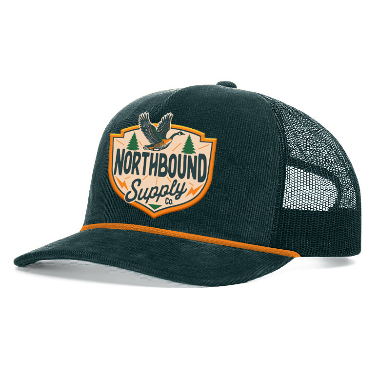 Northbound Duck Corduroy Trucker Hat