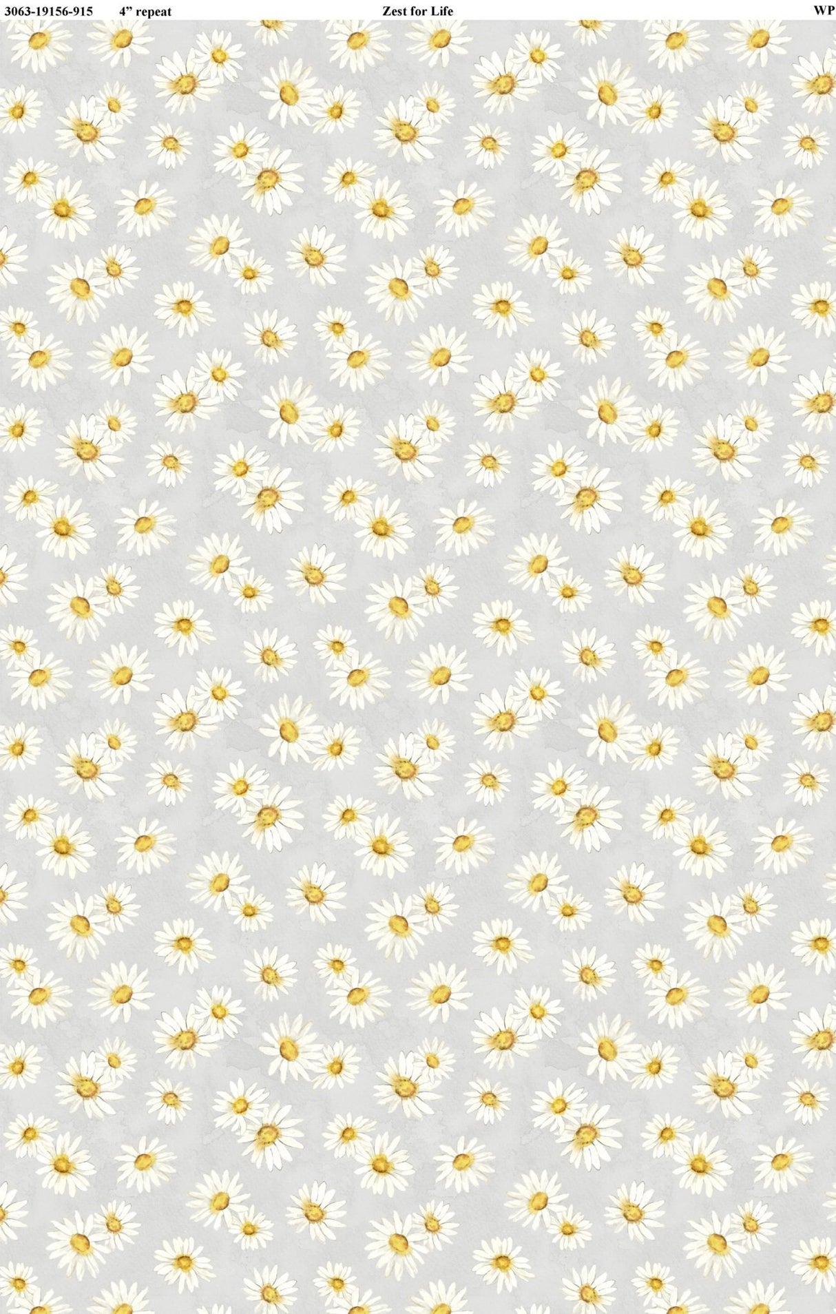 Wilmington Prints 100% Cotton Fabric Zest For Life - A&M Clothing & Shoes