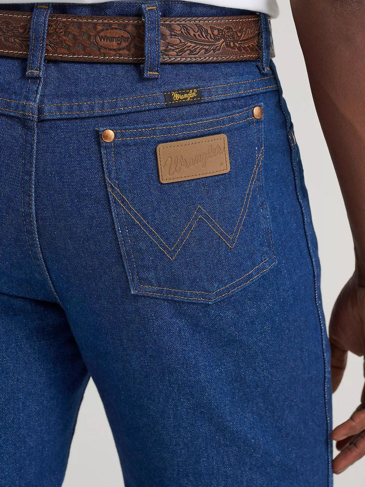 Wrangler Men's Cowboy Cut Slim Fit Jeans - Prewashed Indigo