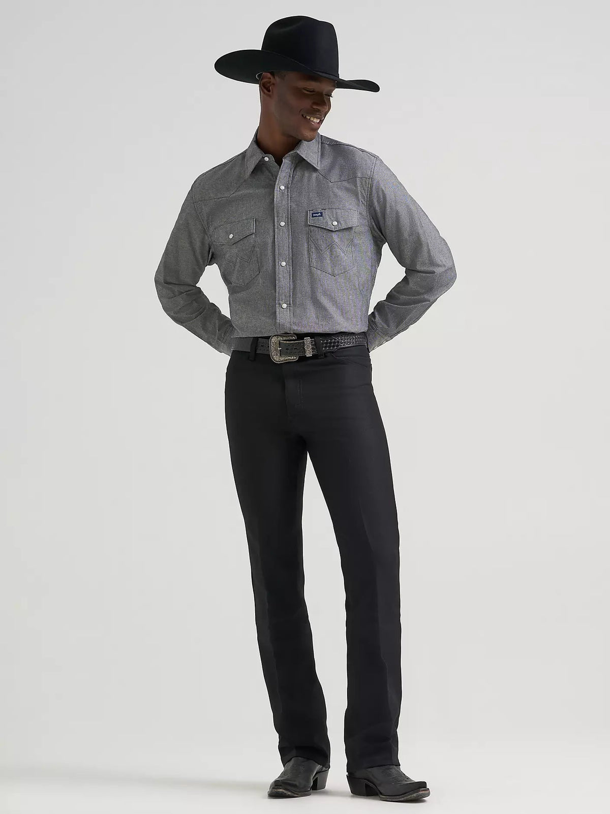 Wrangler Men's Wrancher Dress Jeans Black - Black