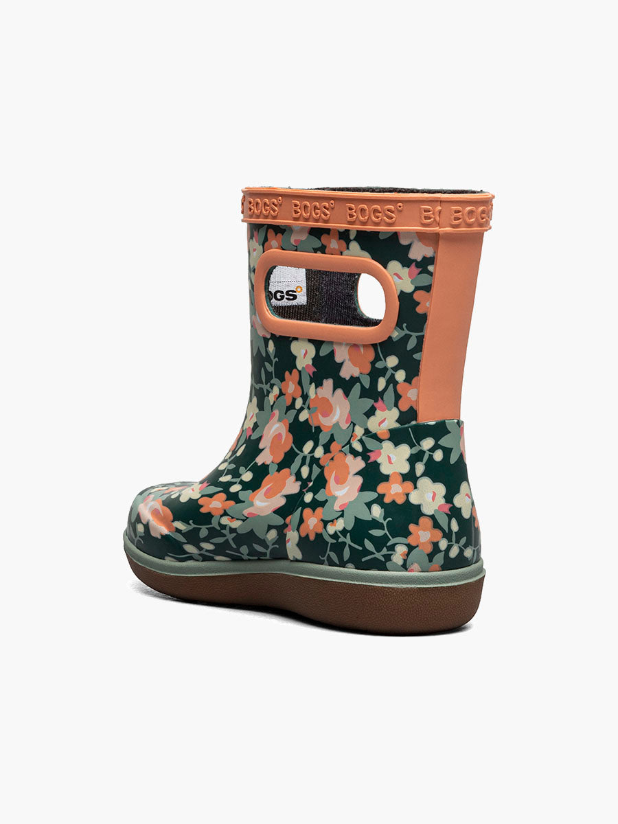 Bogs Toddler Girls Skipper II Small Floral Rainboots