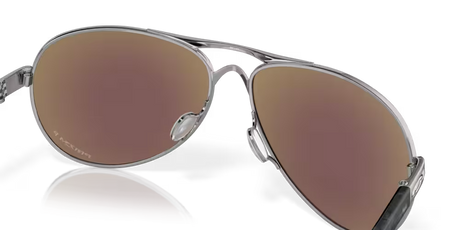 Oakley Women's Feedback Polished Polar Metal Sunglasses - Chrome/Sapphire