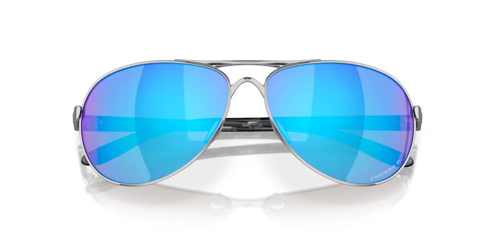 Oakley Women's Feedback Polished Polar Metal Sunglasses