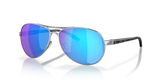 Oakley Women's Feedback Polished Polar Metal Sunglasses