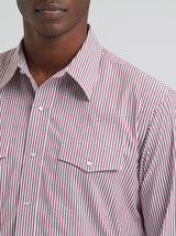 Wrangler Men's Wrinkle Resist Long Sleeve Snap Shirt