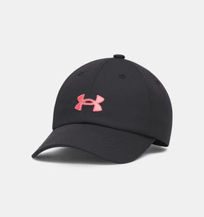 Under Armour Youth Girls Blitzing Low Adjustable Cap - Black/Pink