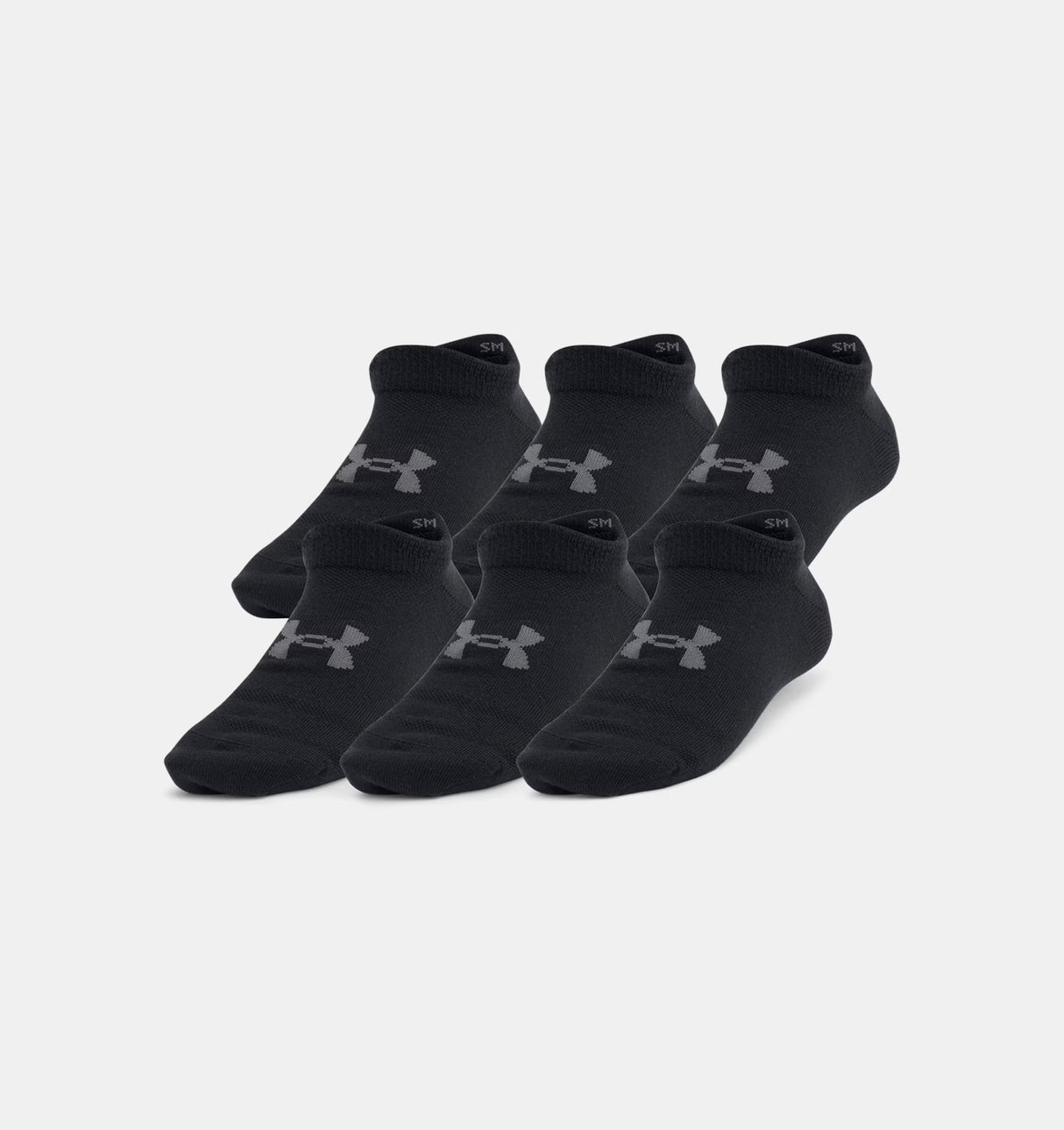 Under Armour Boys/Girls Essential 6 - Pack No - Show Socks - A&M Clothing & Shoes