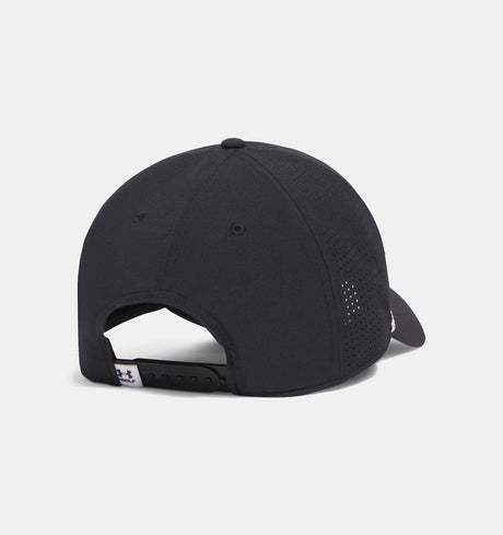 Under Armour Men's Drive Mid Rope Adjustable Hat - Black/White