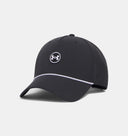 Under Armour Men's Drive Mid Rope Adjustable Hat - Black/White