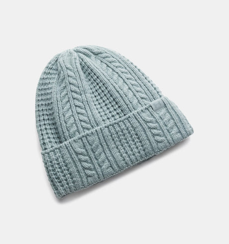 Under Armour Women's Halftime Cable Knit Beanie - Serpentine