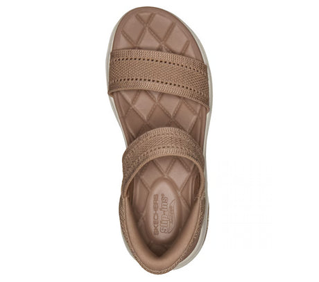 Skechers Women's Slip-ins Go Walk Arch Fit 2 Sandals - Tan