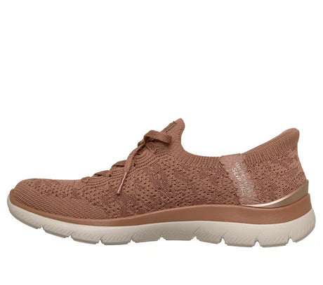 Skechers Women's Slip-ins Summits Floral Dreams Shoes - Tan