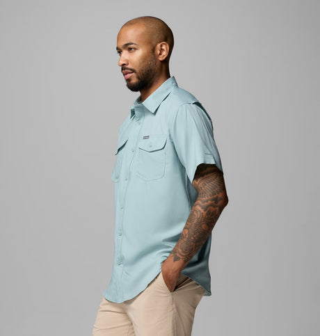 Columbia Men's Utilizer II Solid Short Sleeve Shirt - Crushed Blue