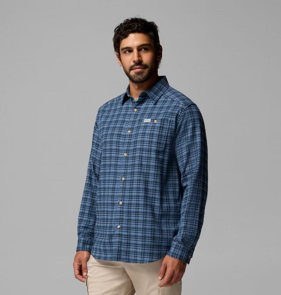 Columbia Men's Cornell Woods Flannel Long Sleeve Shirt
