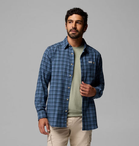 Columbia Men's Cornell Woods Flannel Long Sleeve Shirt