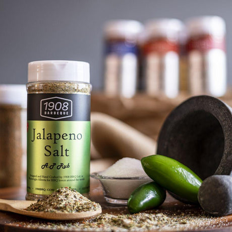 1908 BBQ Jalapeno Salt AP Rub -