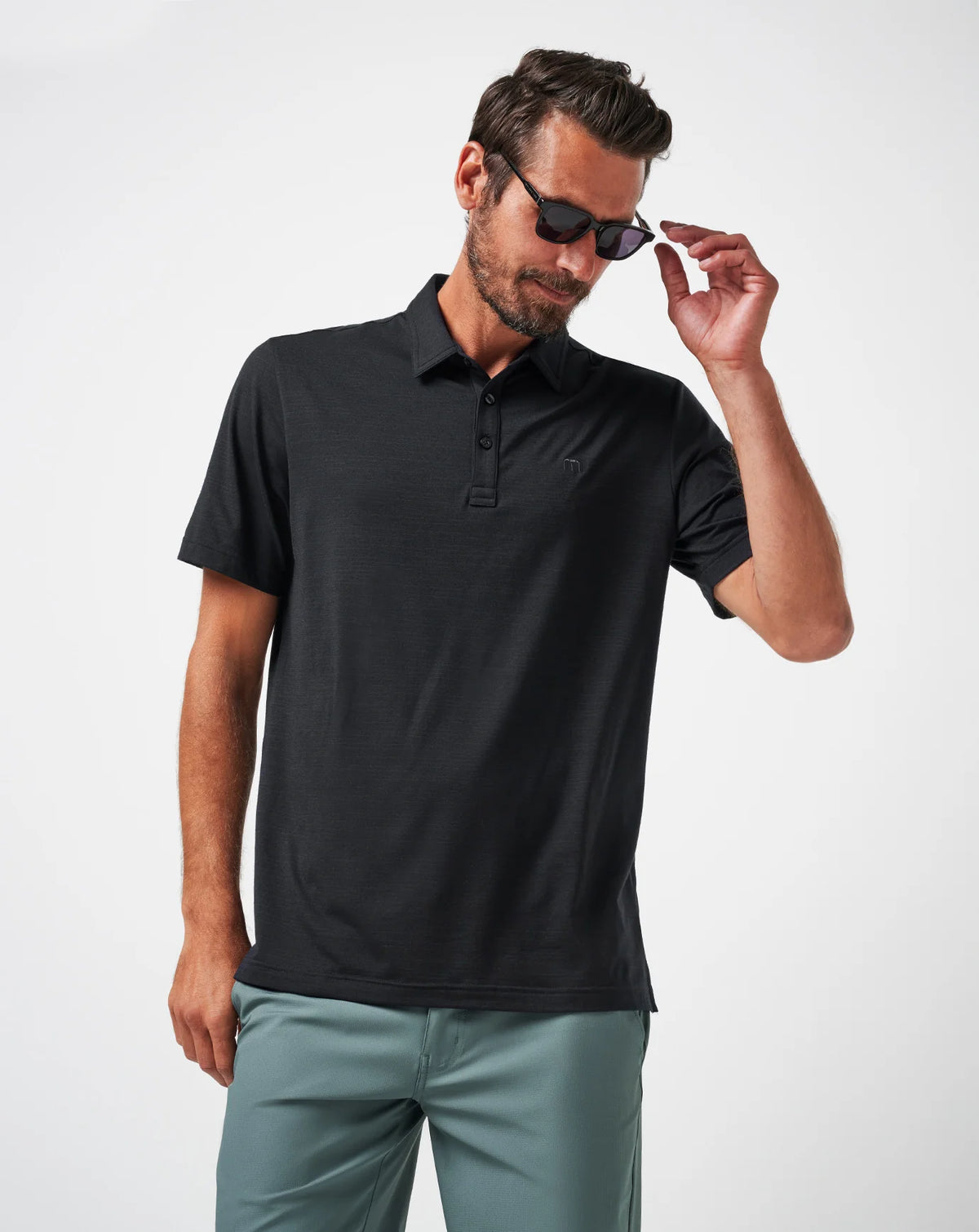 TravisMathew Men's The Heater Polo