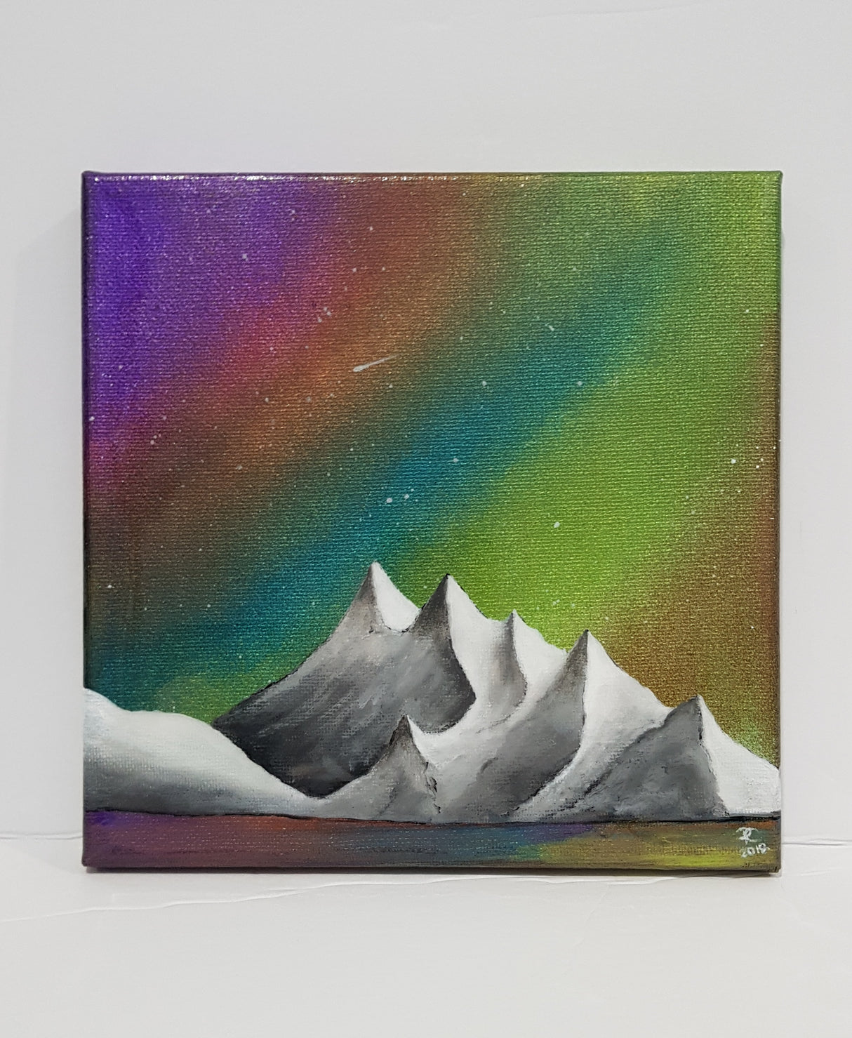 Pamela Carnegie Art 8x8 Mountain - Pickup Only