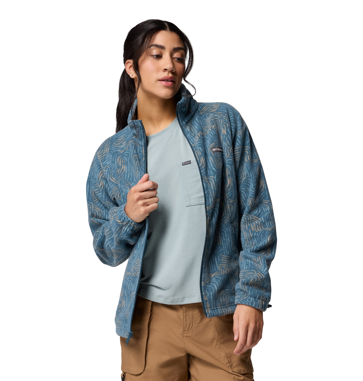 Columbia Women's Benton Springs Printed Full Zip