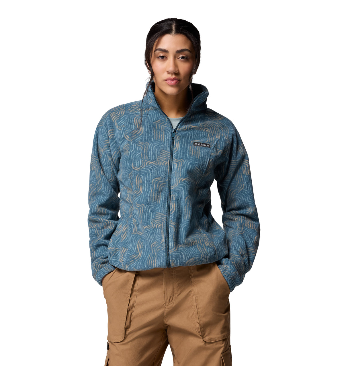 Columbia Women's Benton Springs Printed Full Zip