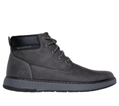 Skechers Men's Garlan Deno Relaxed Boots - Charcoal
