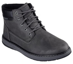 Skechers Men's Garlan Deno Relaxed Boots - Charcoal