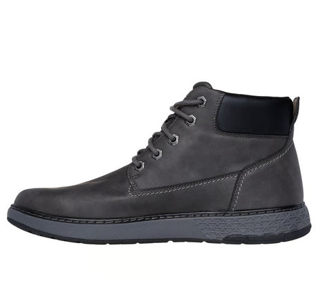 Skechers Men's Garlan Deno Relaxed Boots - Charcoal