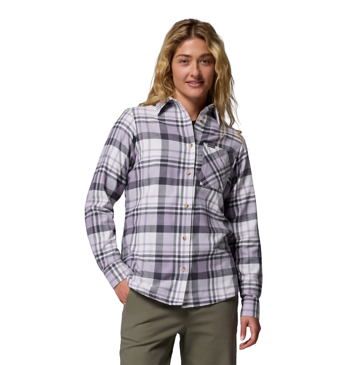Columbia Women's Calico Basin Flannel Long Sleeve Shirt