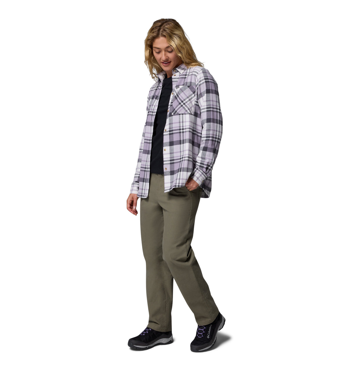 Columbia Women's Calico Basin Flannel Long Sleeve Shirt