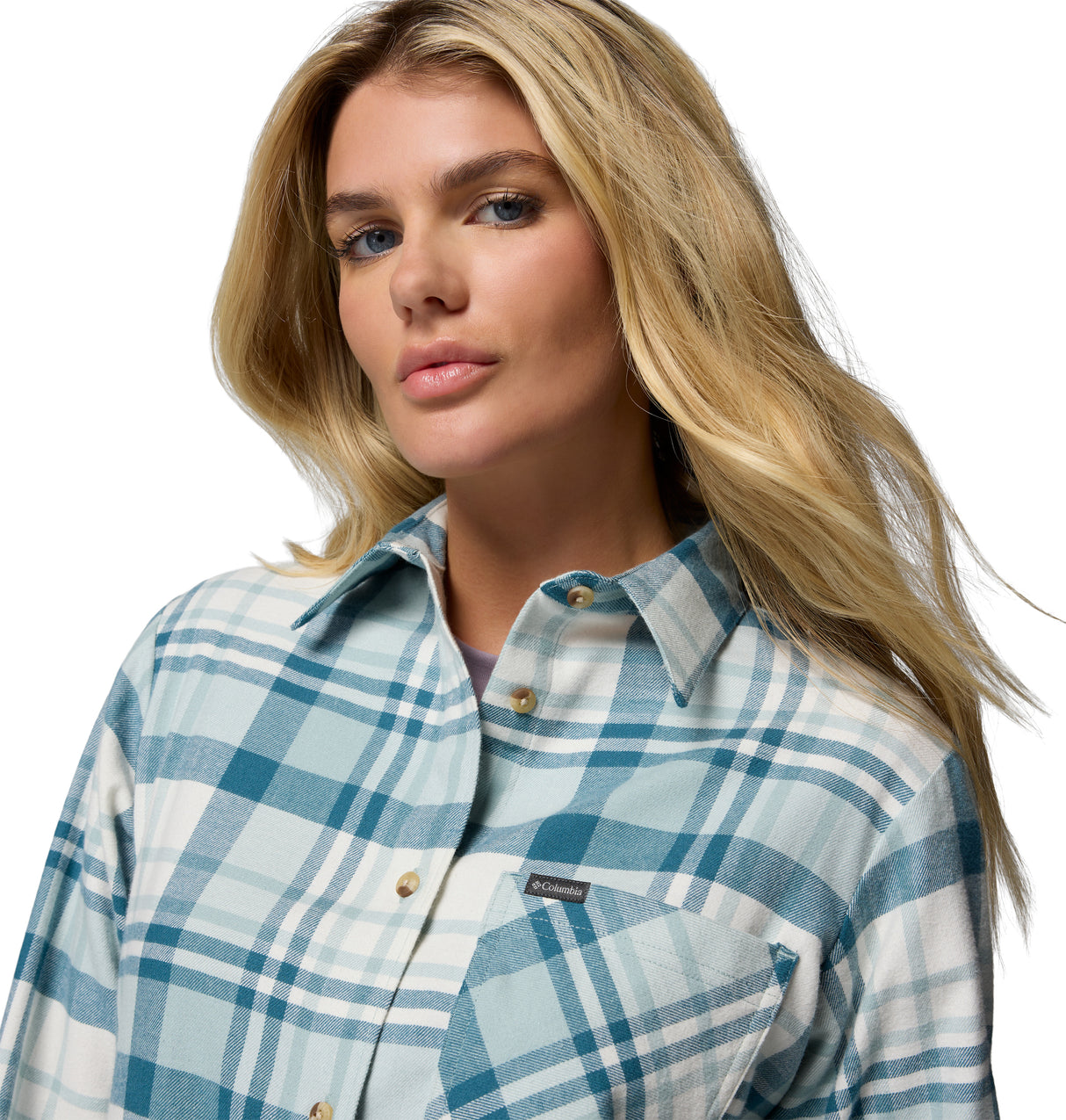 Columbia Women's Calico Basin Flannel Long Sleeve Shirt