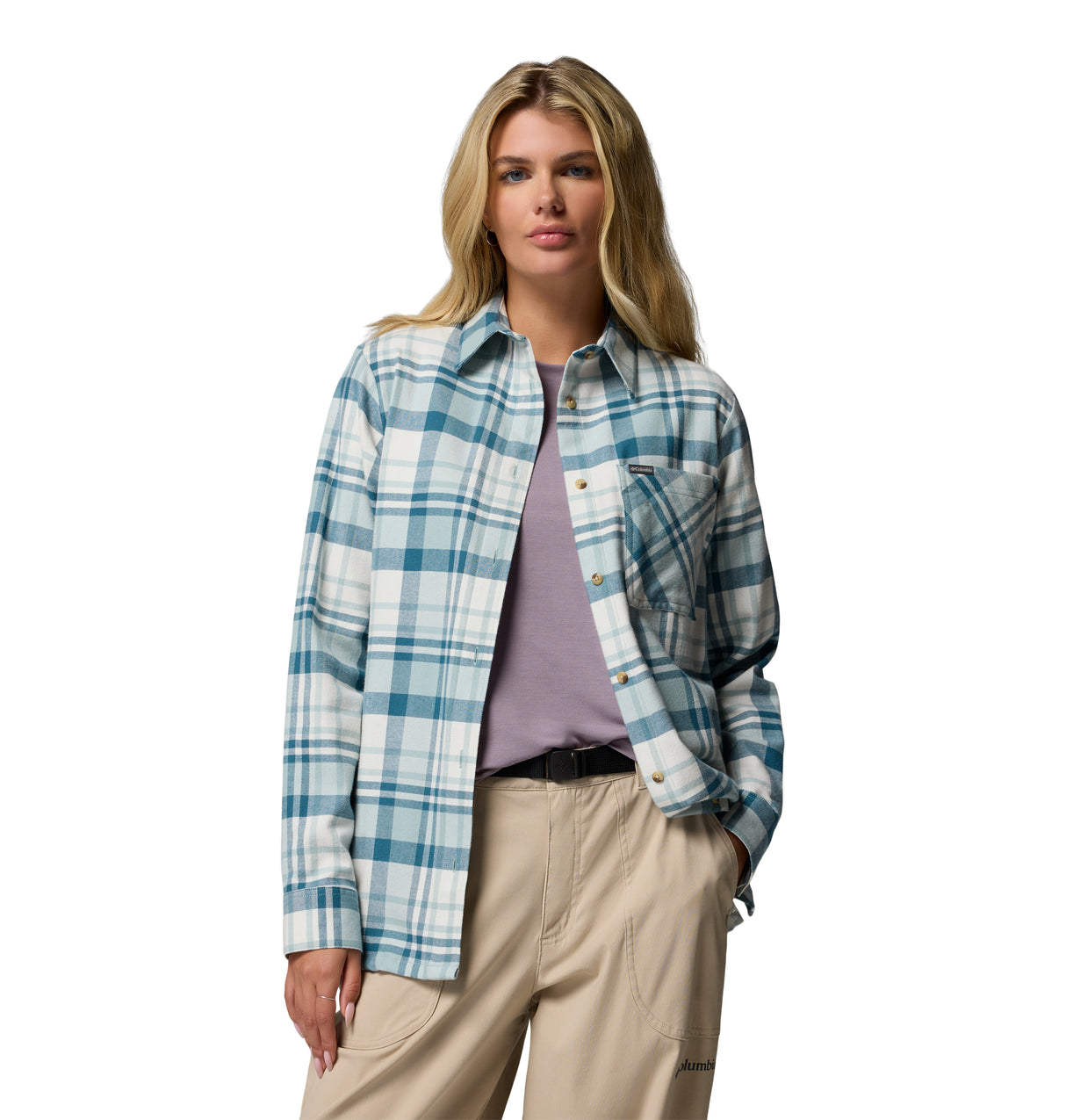 Columbia Women's Calico Basin Flannel Long Sleeve Shirt