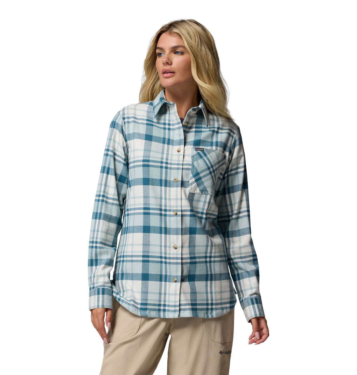 Columbia Women's Calico Basin Flannel Long Sleeve Shirt