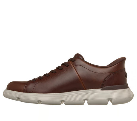 Skechers Men's Slip-ins Garza Enticer Shoes - Red Brown