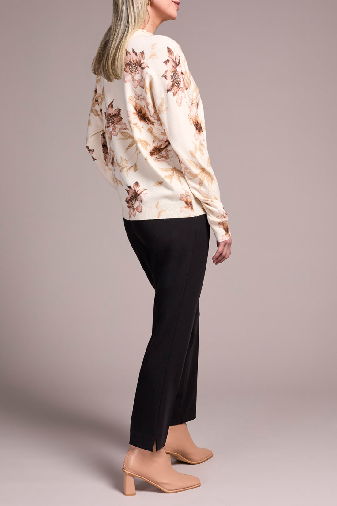 Tribal Women's Long Sleeve Funnel Neck Sweater